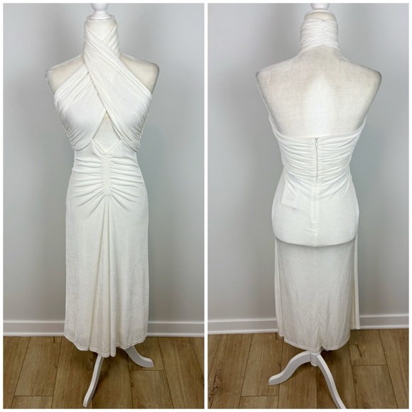 MISHA Esperanza Dress in Ivory Size 2 - Picture 2 of 12